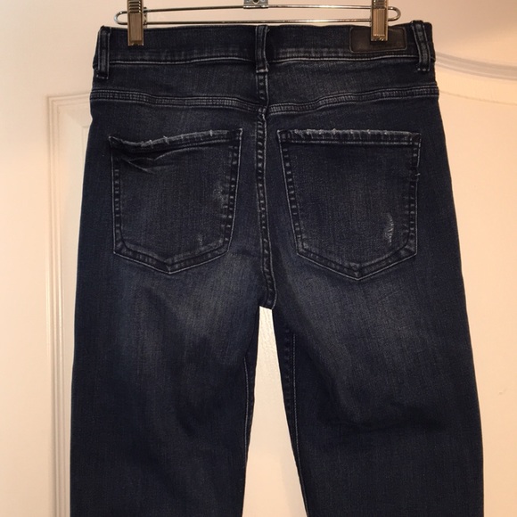 Express High Rise Stretch Plus Barely Boot Jeans - Picture 6 of 8